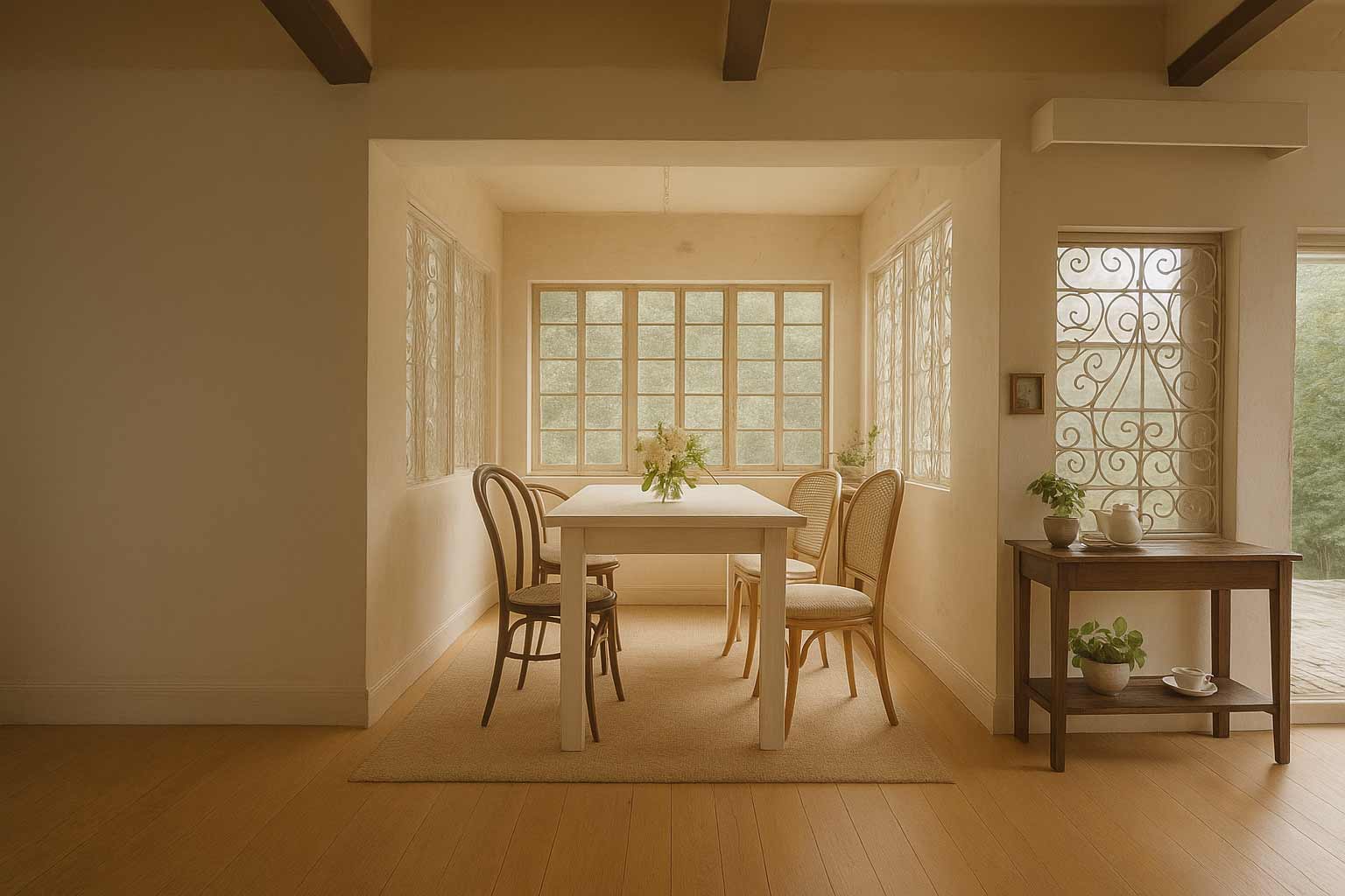 20250620_1757_Modern-Colonial-Dining_remix_01jy6c8hdbedxar475qgqp2315